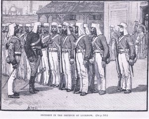 公元1857年在勒克瑙的防御事件 作者 佩吉特亨利万豪酒店
